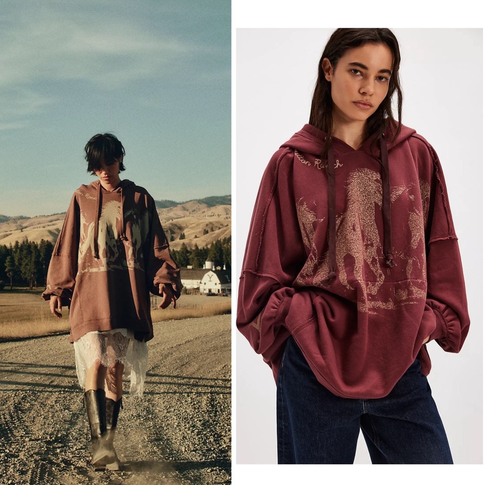 NWT Sold Out Free People x Yellowstone We Hoodie size:XS